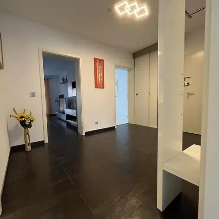 Moderne 3-zimmer-wohnung 6 Gaeste U-bahn Zur Messe Parkplatz Apartmán